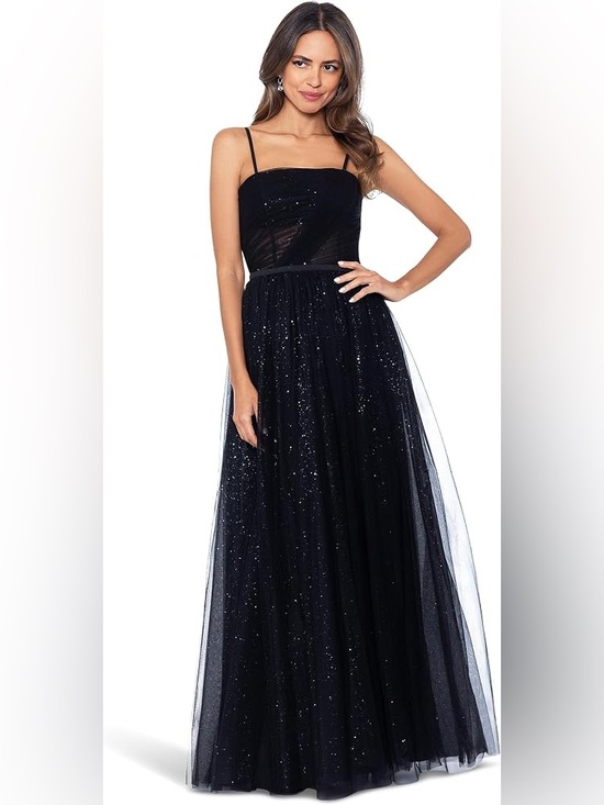 Betsy & Adam Dresses & Skirts - Betsy Adam Sparkle Tulle Gown